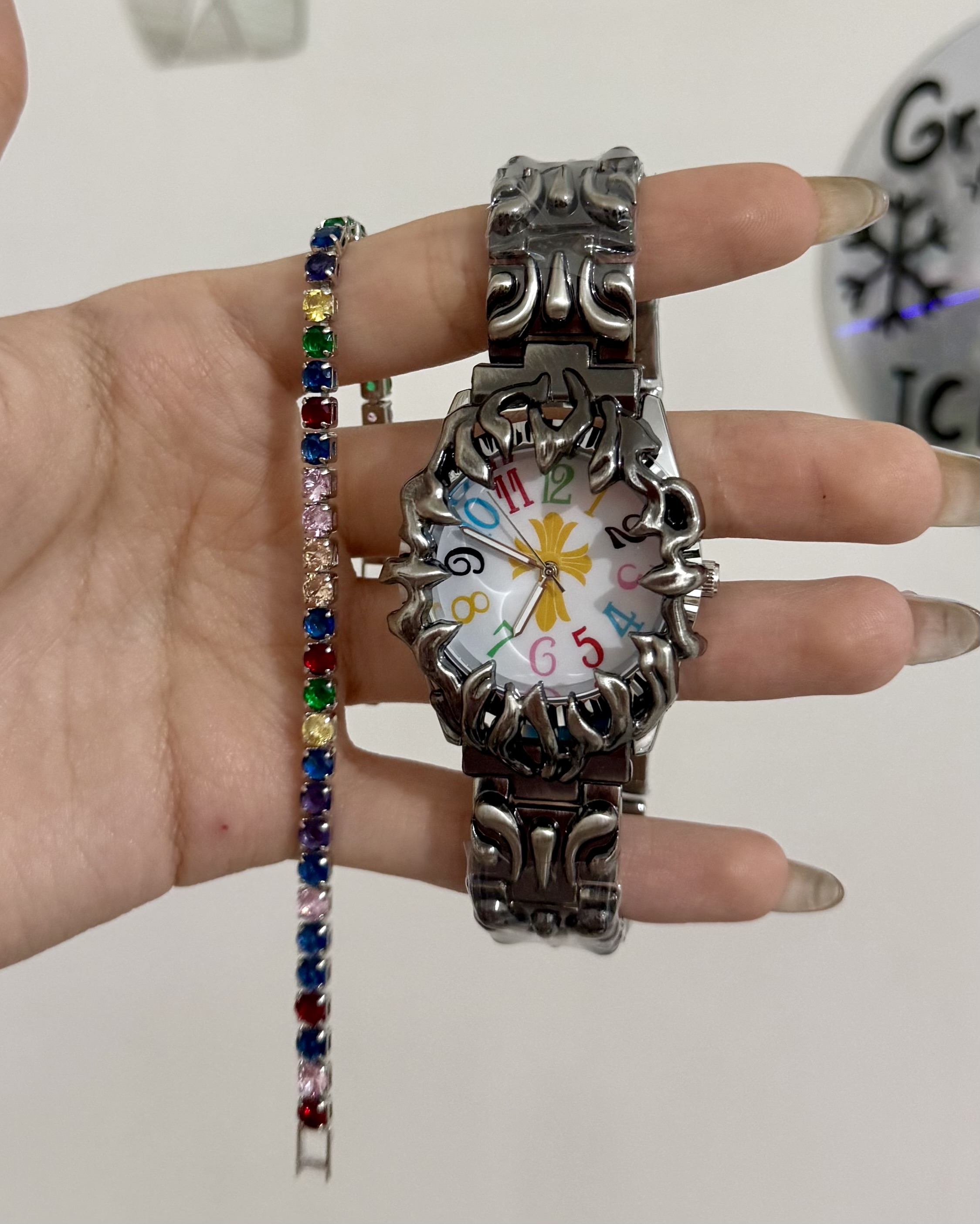 ساعت کروم هارتز Chrome Hearts سفید