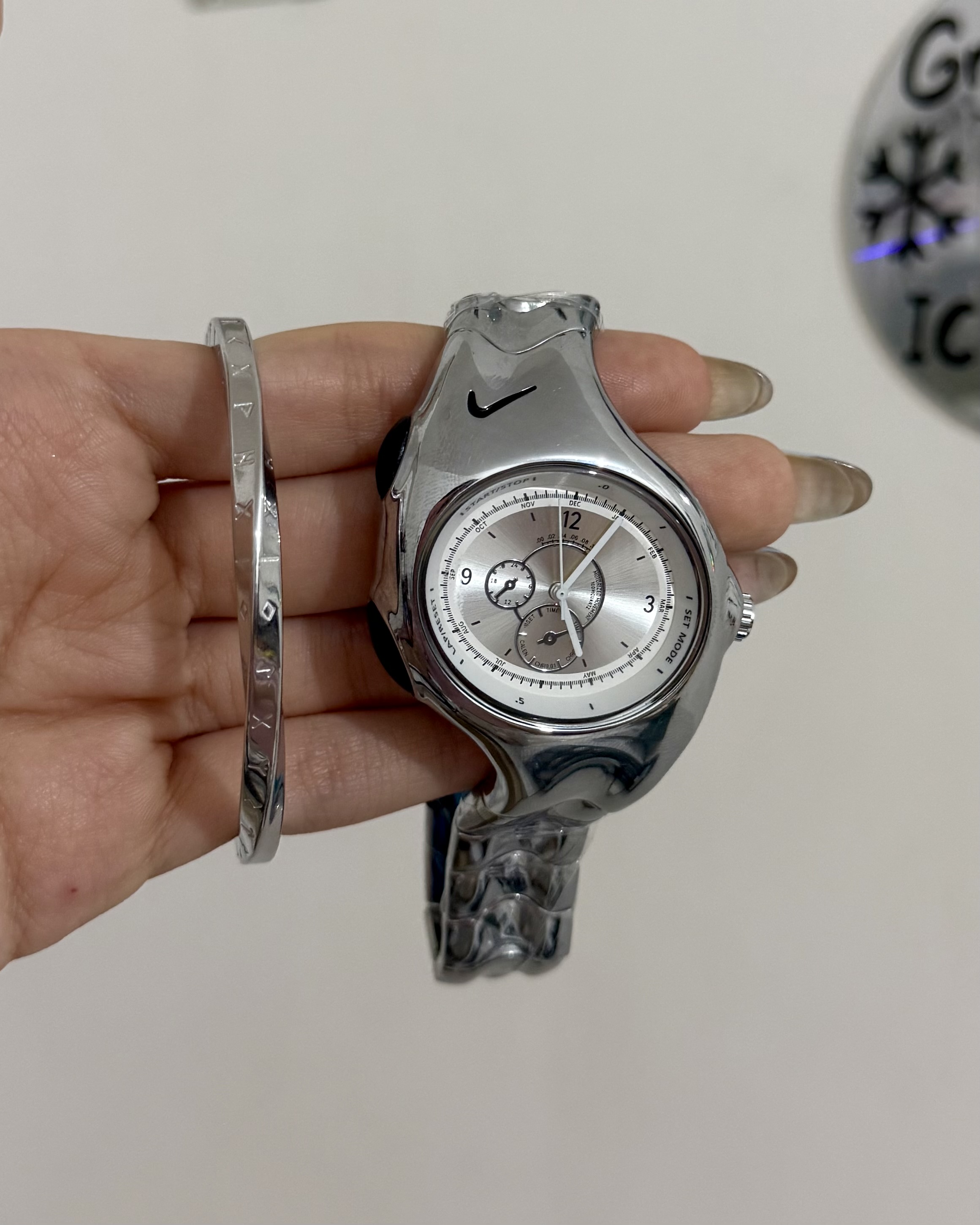 ساعت نایک تریاکس Nike Triax نقره ای